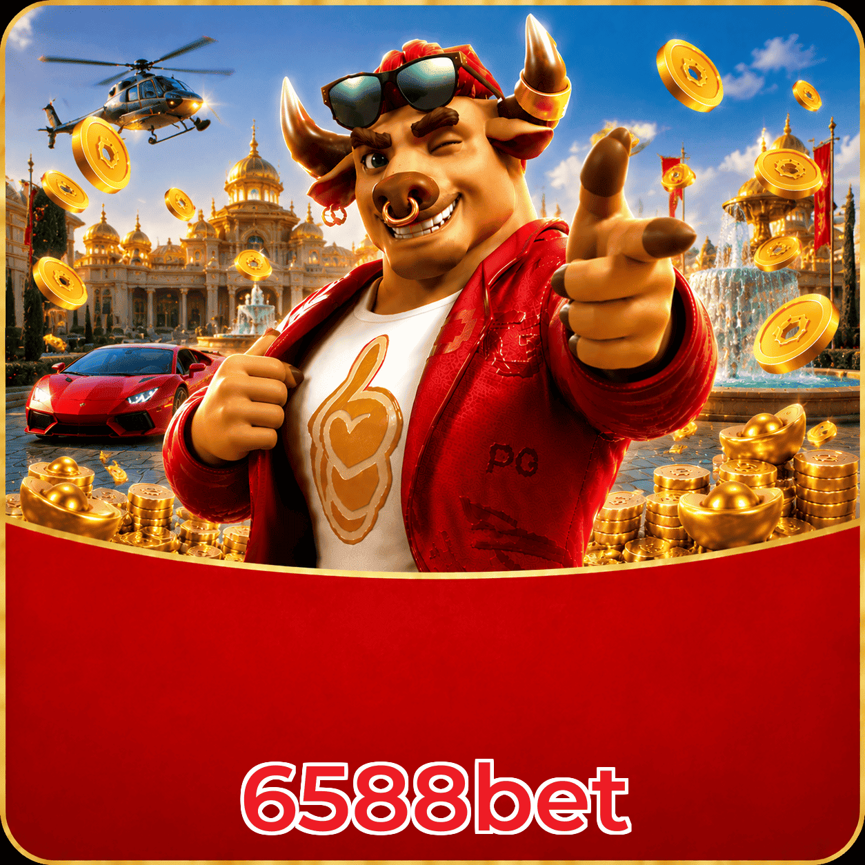 6588bet Logo - Bônus com Rollover Justo